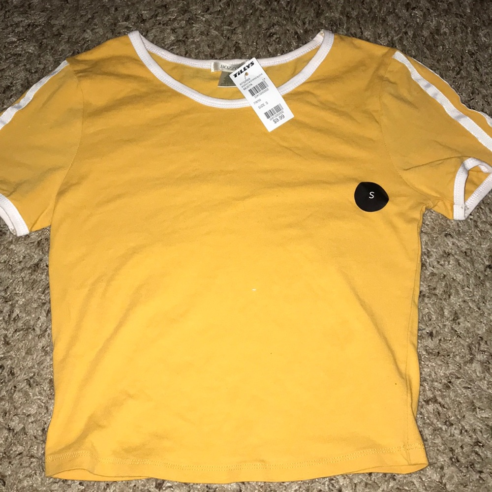 Mustard-Yellow Crop Top 💛